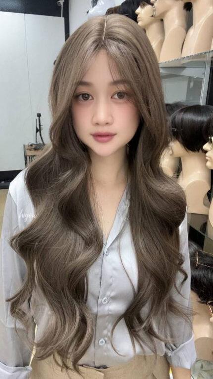 วิกทอมือไหมฟอก ลอนคลาย