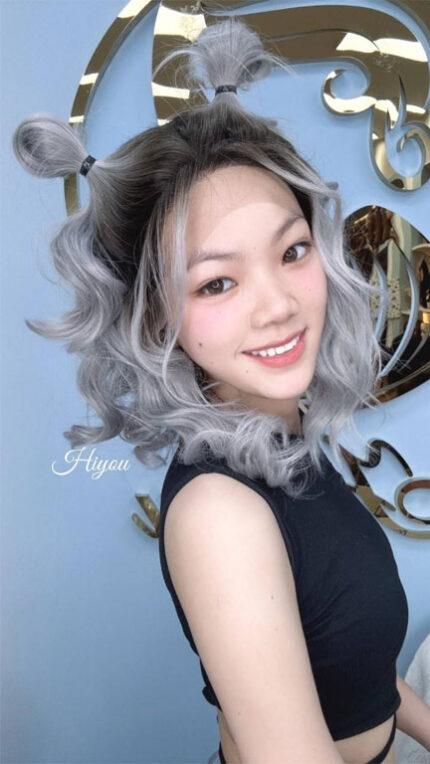 วิกทอมือไหมฟอก