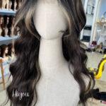 วิกทอมือไหมฟอก ลอนคลื่น