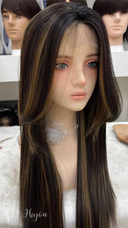 วิกทอมือไหมฟอก ตรงยาว